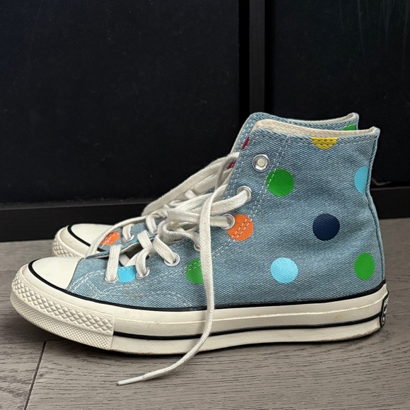 Converse Blue Golf Wang Edition Chuck 70 High Sneakers - Picture 3 of 7
